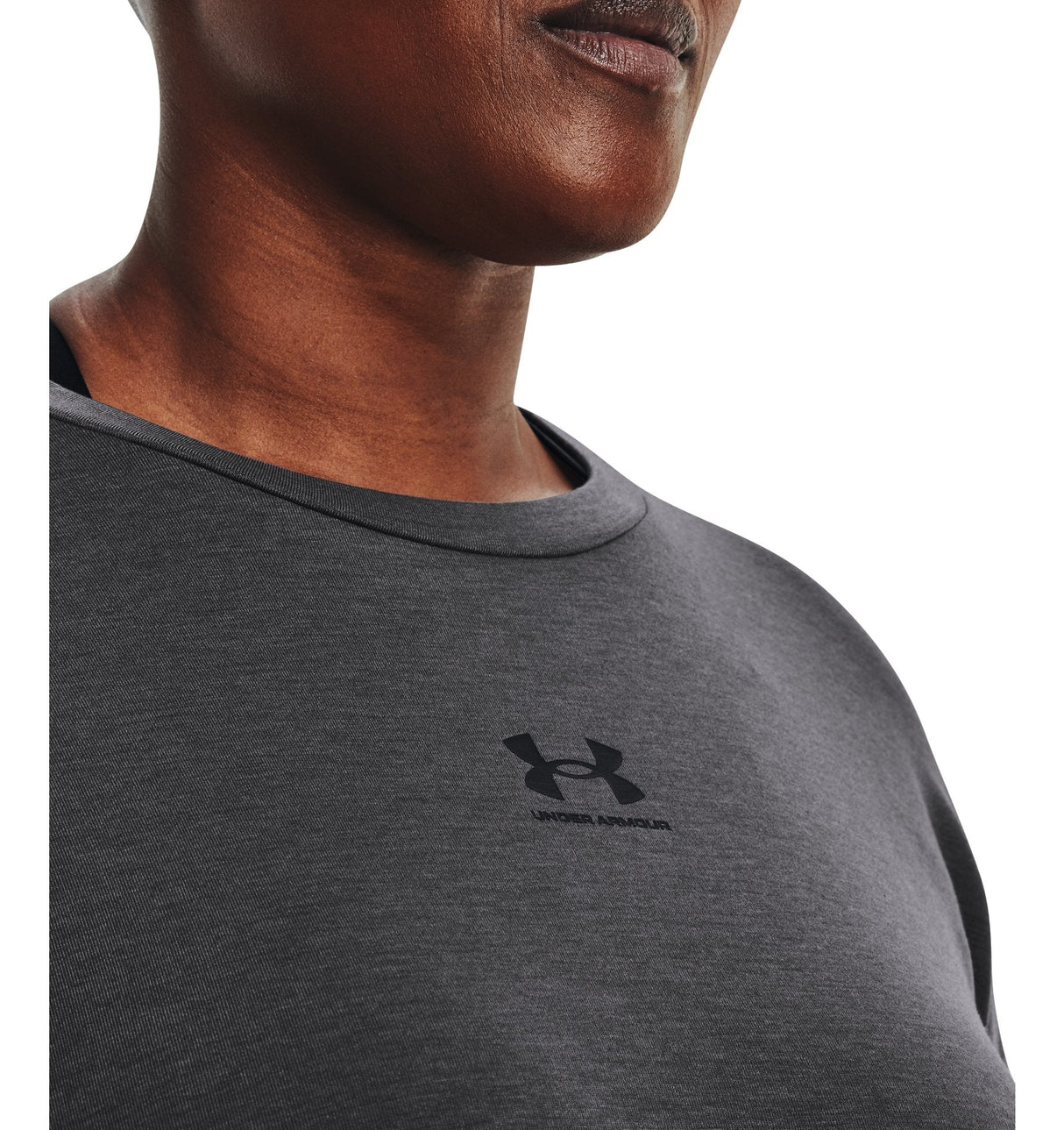 Under Armour Womens Rival Terry Long Sleeve Crew - Sweat Wicking