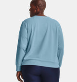 Under Armour Womens Rival Terry Long Sleeve Crew - Sweat Wicking