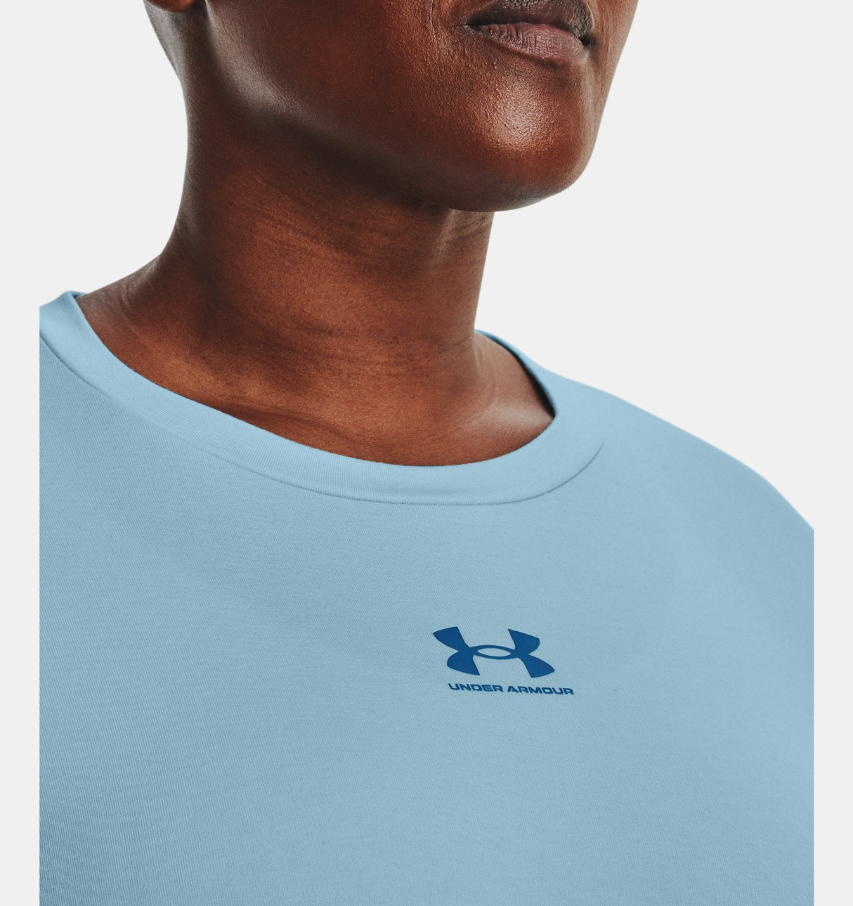 Under Armour Womens Rival Terry Long Sleeve Crew - Sweat Wicking