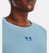 Under Armour Womens Rival Terry Long Sleeve Crew - Sweat Wicking