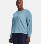 Under Armour Womens Rival Terry Long Sleeve Crew - Sweat Wicking