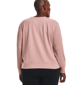 Under Armour Womens Rival Terry Long Sleeve Crew - Sweat Wicking