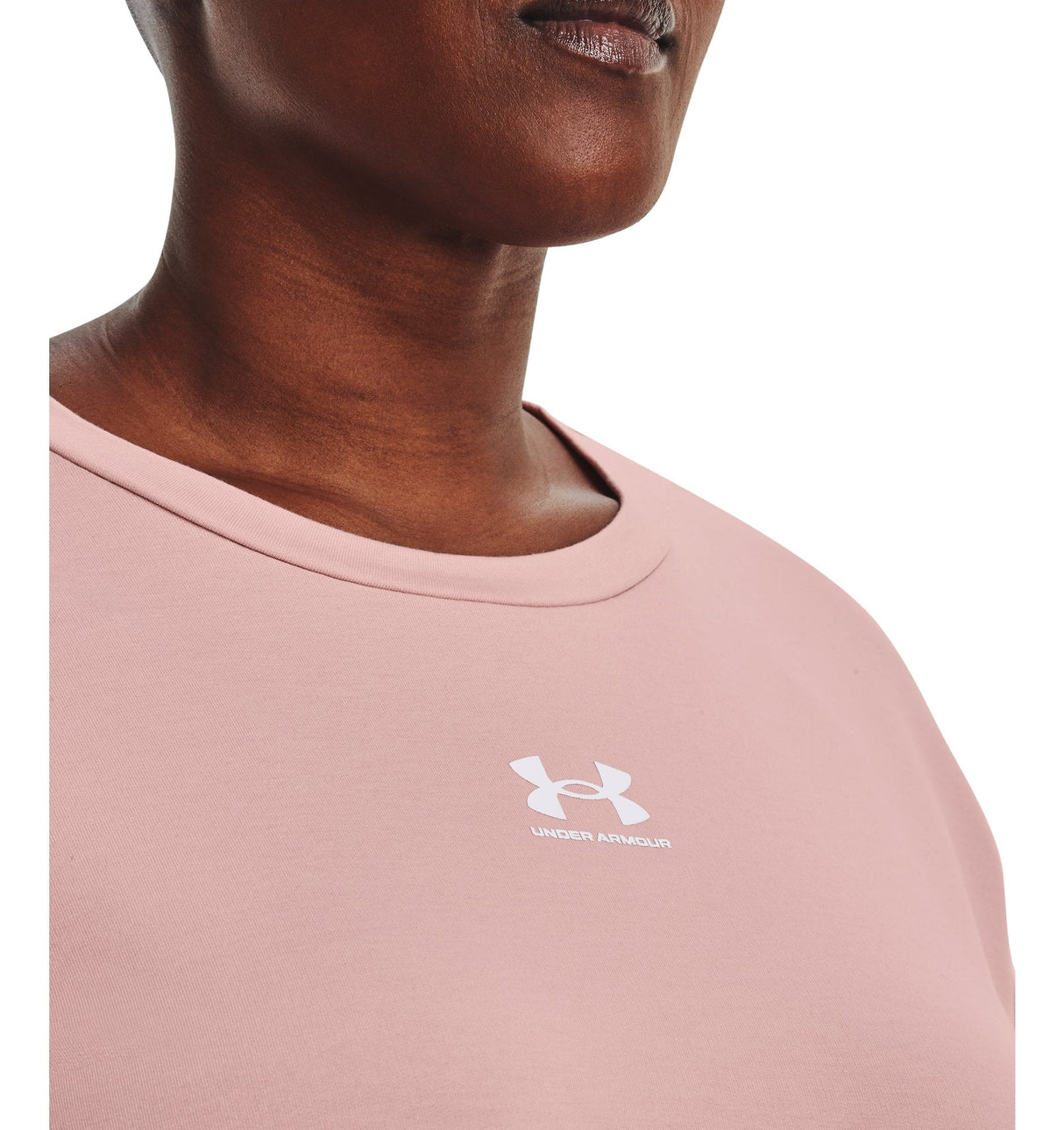Under Armour Womens Rival Terry Long Sleeve Crew - Sweat Wicking