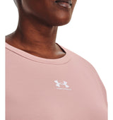 Under Armour Womens Rival Terry Long Sleeve Crew - Sweat Wicking