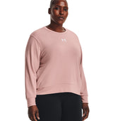 Under Armour Womens Rival Terry Long Sleeve Crew - Sweat Wicking