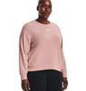Under Armour Womens Rival Terry Long Sleeve Crew - Sweat Wicking