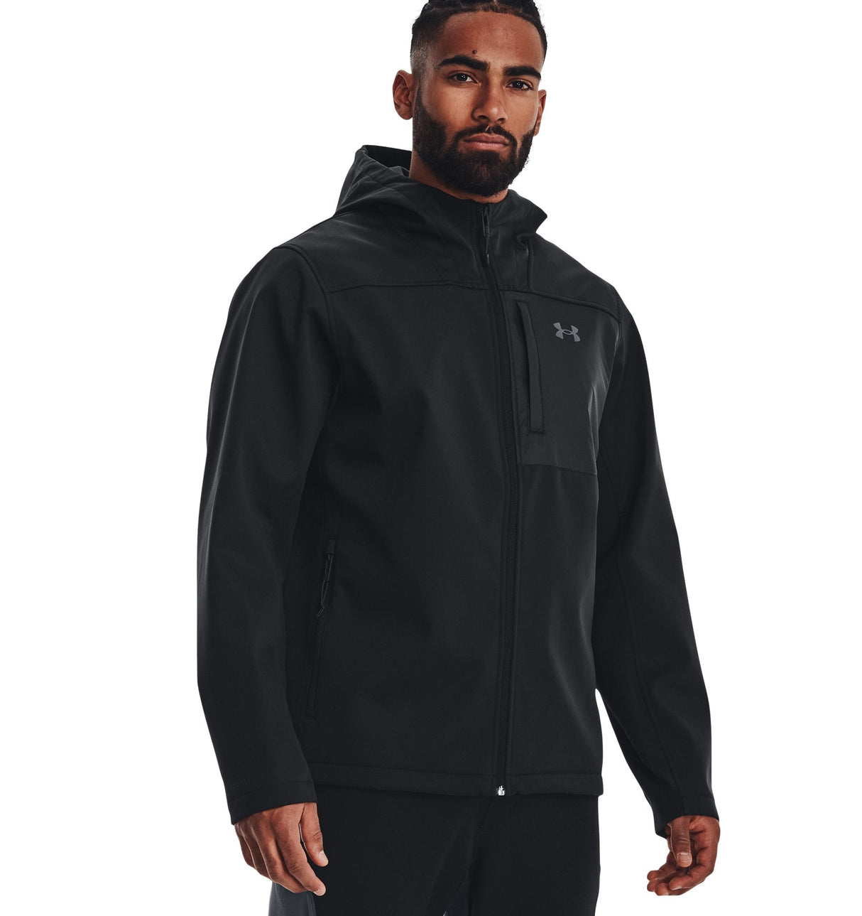 Under Armour Mens UA Storm ColdGear Infrared Shield 2.0 Hooded Jacket - Water Repellent and Heat Retaining