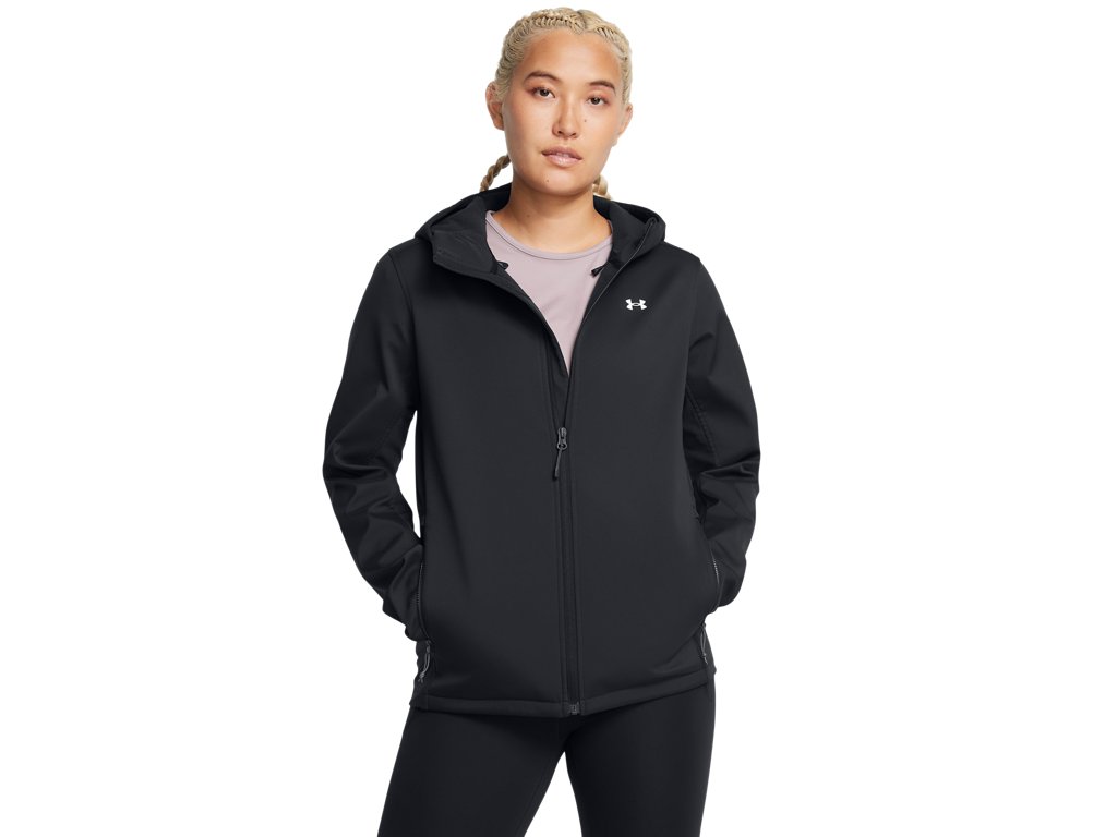 Under Armour Womens UA Storm ColdGear Infrared Shield 2.0 Hooded Jacket - Water Repellent and Heat Retaining