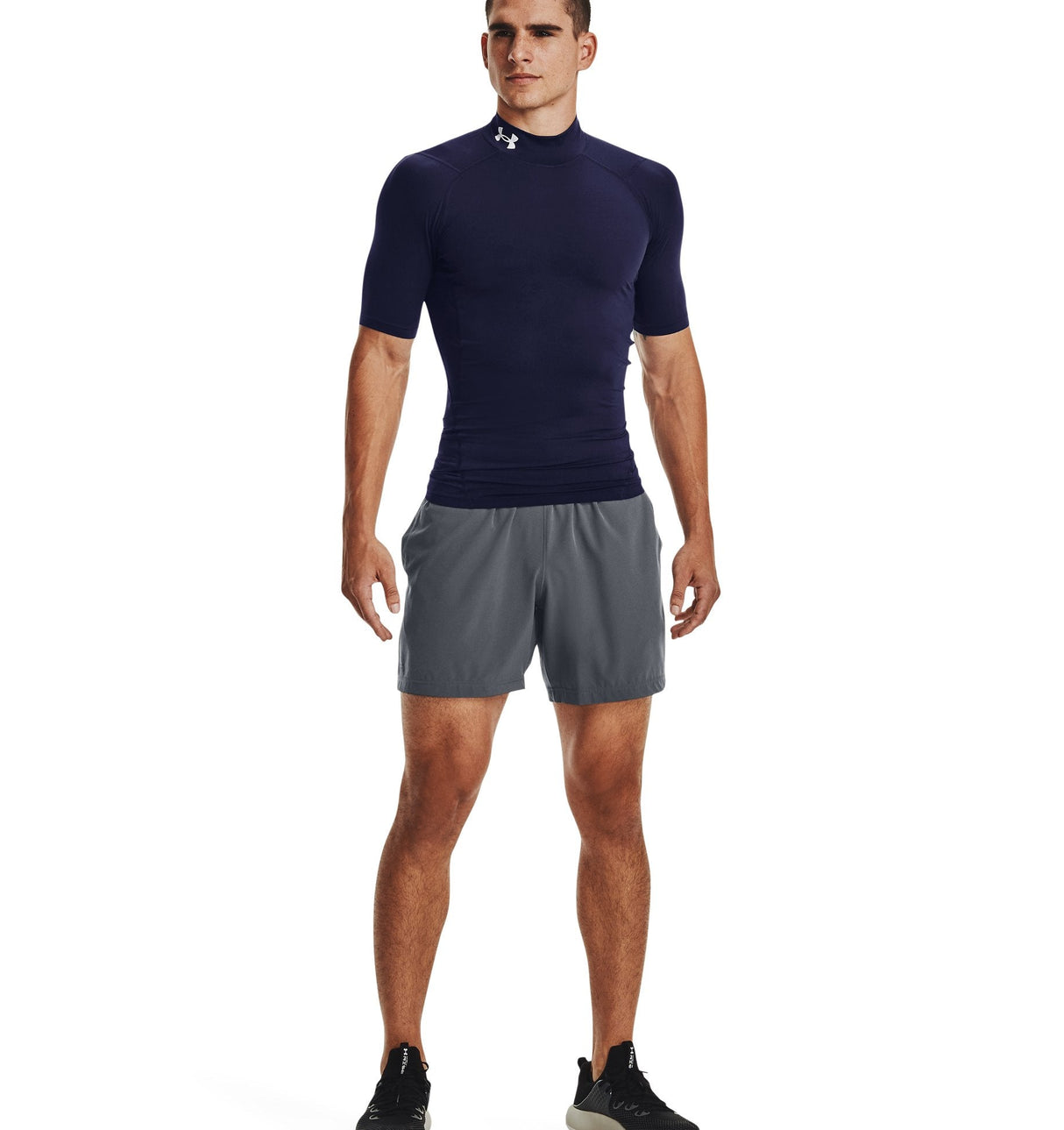 Under Armour Men's HeatGear Compression Short Sleeve Mock