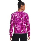 Under Armour Womens Rival Terry Printed Crew - Sweat Wicking