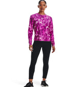 Under Armour Womens Rival Terry Printed Crew - Sweat Wicking