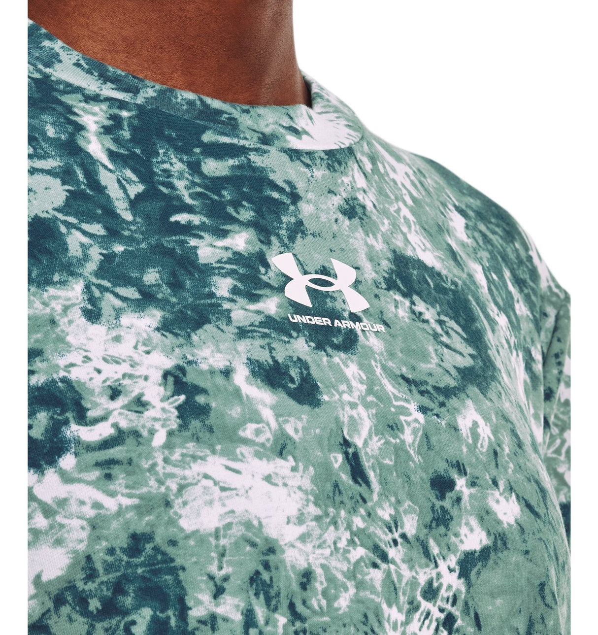 Under Armour Womens Rival Terry Printed Crew - Sweat Wicking