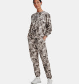 Under Armour Womens Rival Terry Printed Joggers - Quick-Drying and 4-Way Stretch