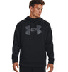Under Armour Mens Armour Fleece Big Logo Hoodie - Breathable and Stretchy