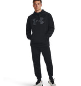 Under Armour Mens Armour Fleece Big Logo Hoodie - Breathable and Stretchy