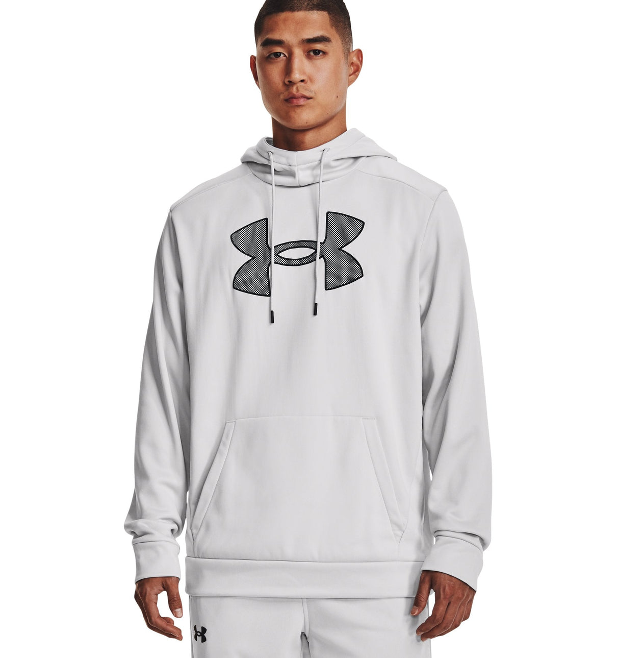 Under Armour Mens Armour Fleece Big Logo Hoodie - Breathable and Stretchy