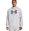 Under Armour Mens Armour Fleece Big Logo Hoodie - Breathable and Stretchy