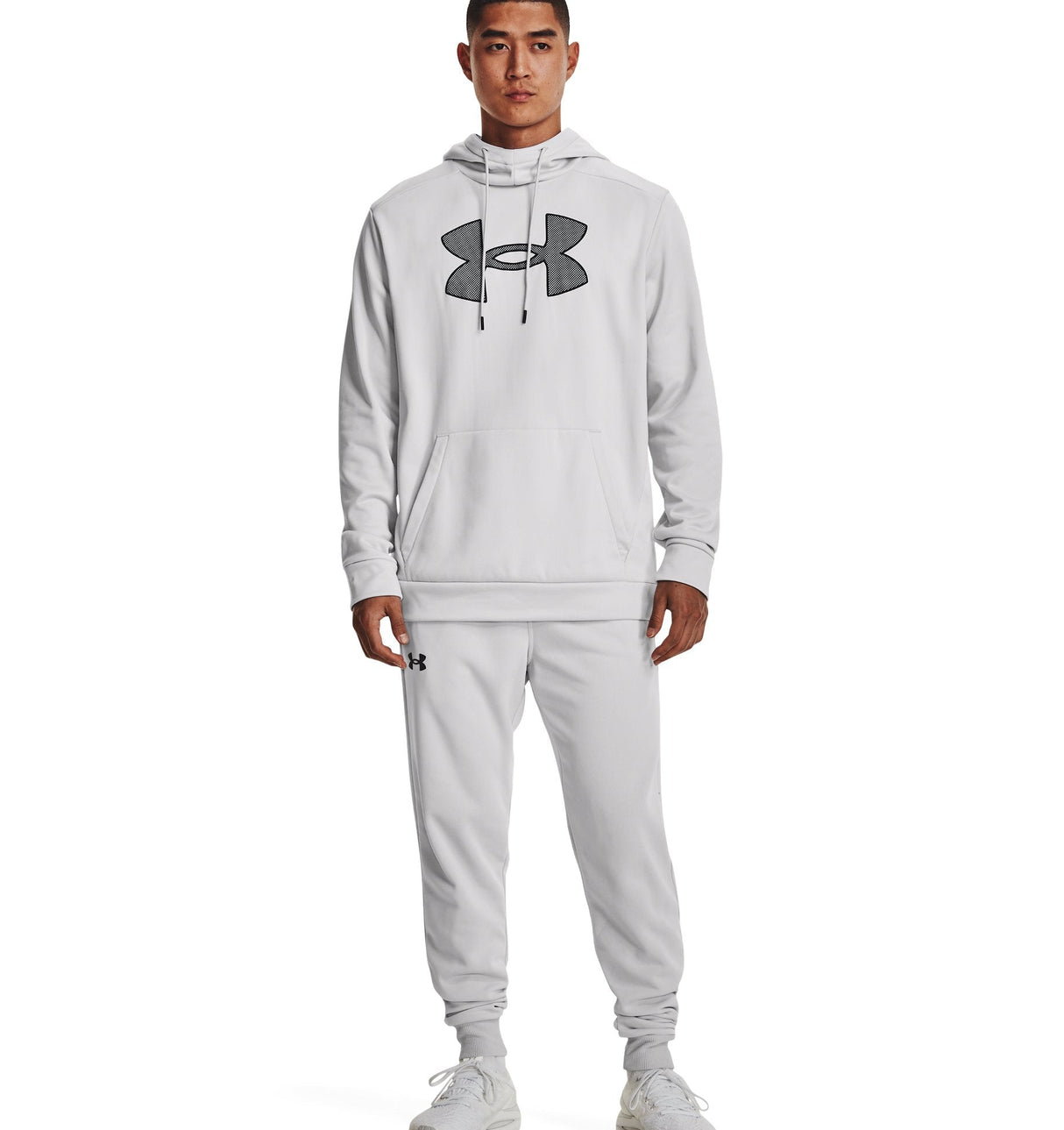 Under Armour Mens Armour Fleece Big Logo Hoodie - Breathable and Stretchy