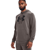 Under Armour Mens Armour Fleece Big Logo Hoodie - Breathable and Stretchy
