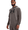 Under Armour Mens Armour Fleece Big Logo Hoodie - Breathable and Stretchy
