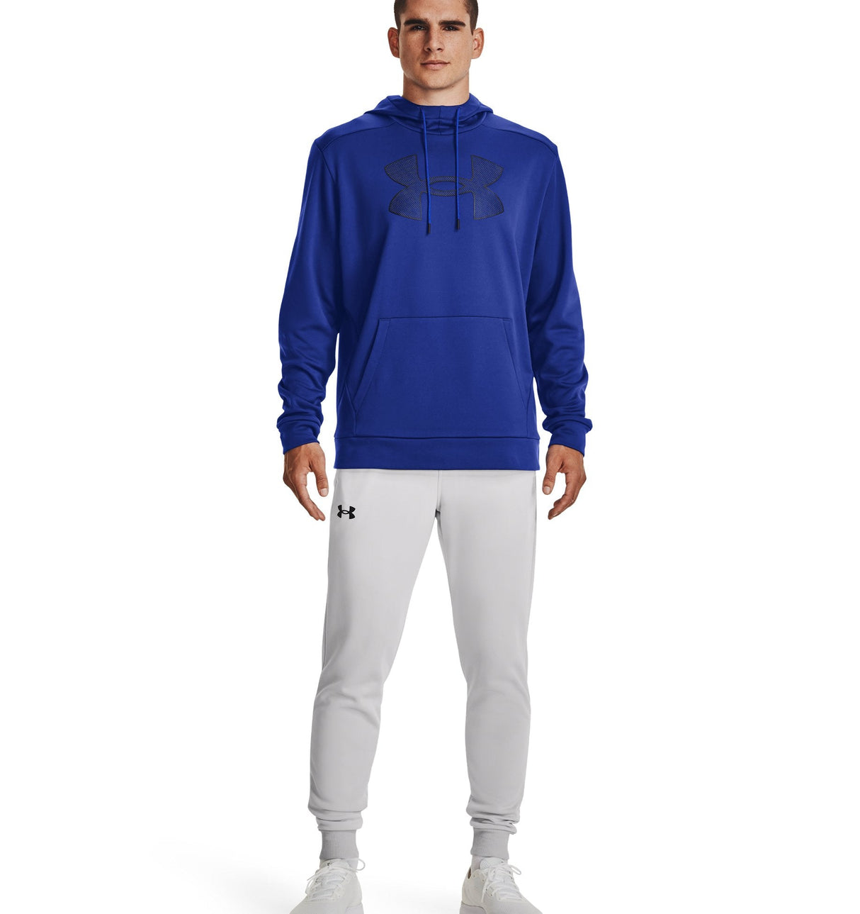 Under Armour Mens Armour Fleece Big Logo Hoodie - Breathable and Stretchy