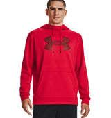 Under Armour Mens Armour Fleece Big Logo Hoodie - Breathable and Stretchy