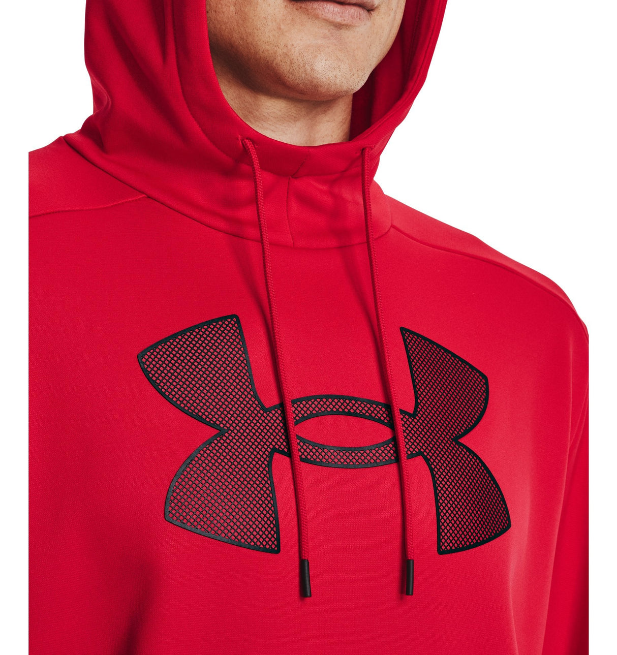 Under Armour Mens Armour Fleece Big Logo Hoodie - Breathable and Stretchy