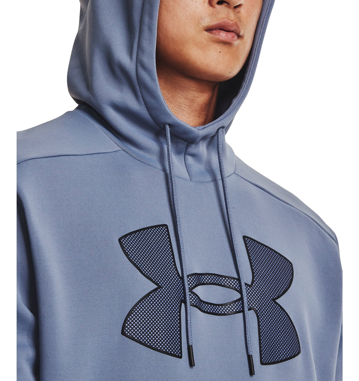 Under Armour Mens Armour Fleece Big Logo Hoodie - Breathable and Stretchy