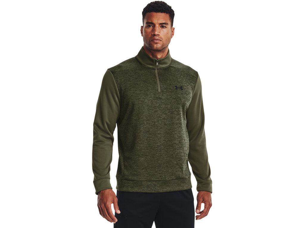Under Armour Mens Armour Fleece Twist Quarter Zip - Heat-Trapping Comfort