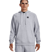 Under Armour Mens Rival Fleece Half Zip Hoodie - Ultra-Soft Cotton Blend