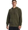 Under Armour Mens Rival Fleece Half Zip Hoodie - Ultra-Soft Cotton Blend