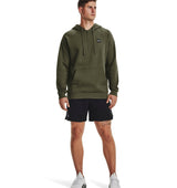 Under Armour Mens Rival Fleece Half Zip Hoodie - Ultra-Soft Cotton Blend