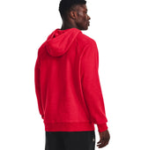 Under Armour Mens Rival Fleece Half Zip Hoodie - Ultra-Soft Cotton Blend