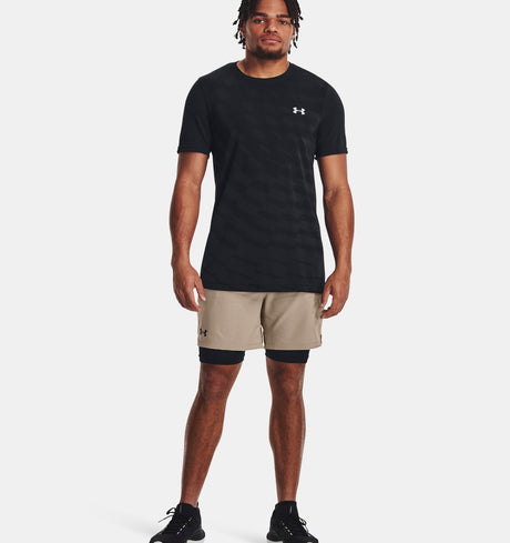 Under Armour Mens UA Vanish Woven 2-in-1 Shorts - Fast Drying