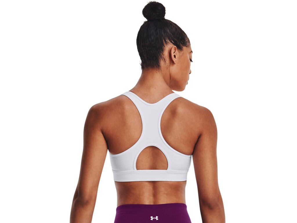 Under Armour Women HeatGear Mid Padless Sports Bra - Superior Comfort and Support