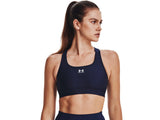Under Armour Women HeatGear Mid Padless Sports Bra - Superior Comfort and Support