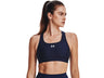 Under Armour Women HeatGear Mid Padless Sports Bra - Superior Comfort and Support