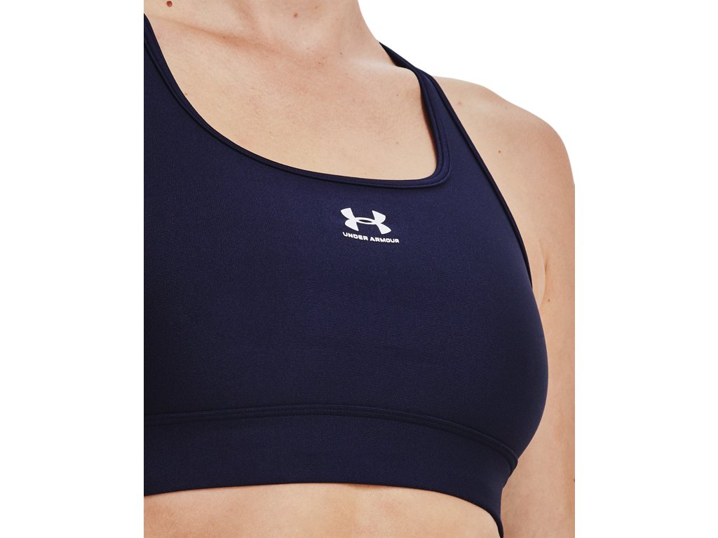 Under Armour Women HeatGear Mid Padless Sports Bra - Superior Comfort and Support