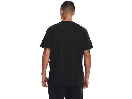 Under Armour Mens UA Logo Embroidered Heavyweight Short Sleeve T-Shirt - Soft Cotton Blend