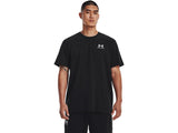 Under Armour Mens UA Logo Embroidered Heavyweight Short Sleeve T-Shirt - Soft Cotton Blend