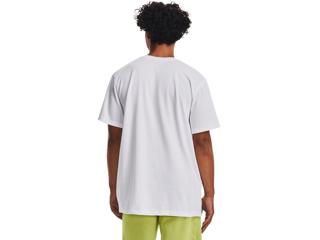 Under Armour Mens UA Logo Embroidered Heavyweight Short Sleeve T-Shirt - Soft Cotton Blend