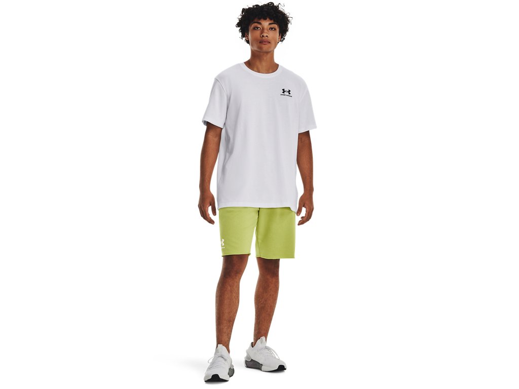 Under Armour Mens UA Logo Embroidered Heavyweight Short Sleeve T-Shirt - Soft Cotton Blend