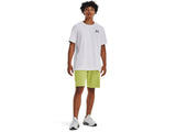 Under Armour Mens UA Logo Embroidered Heavyweight Short Sleeve T-Shirt - Soft Cotton Blend