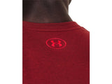 Under Armour Mens Wordmark Baseball Short Sleeve T-Shirt - Quick-Drying Cotton Blend