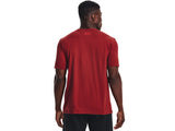 Under Armour Mens Wordmark Baseball Short Sleeve T-Shirt - Quick-Drying Cotton Blend