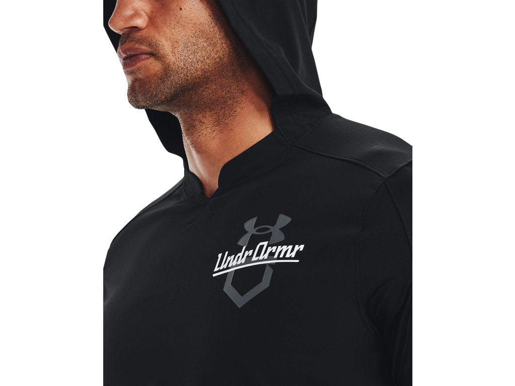 Under Armour Mens Hooded Cage Jacket - Water Repellent and Breathable