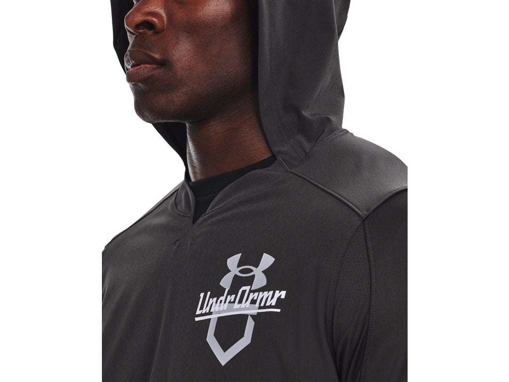 Under Armour Mens Hooded Cage Jacket - Water Repellent and Breathable