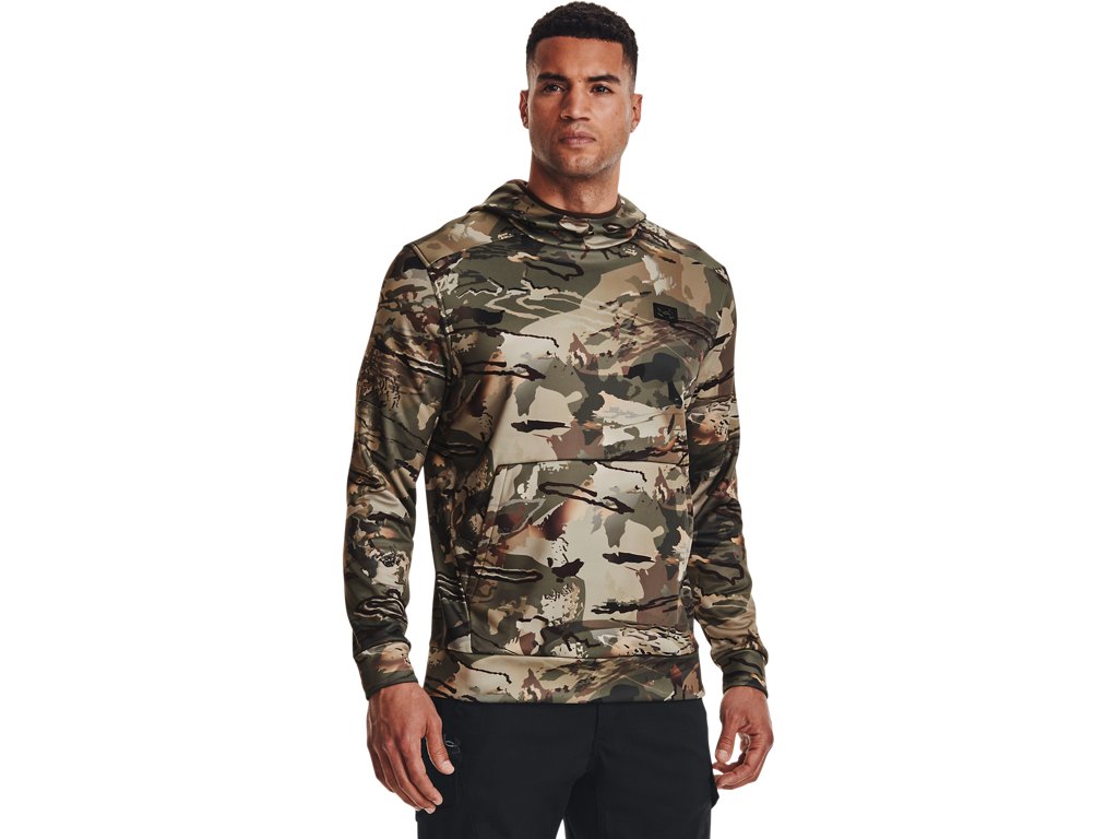 Under Armour Mens UA Expanse Camo Kangzip Hoodie - Water Repellent