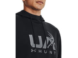 Under Armour Mens Armour Fleece Hunt Logo Hoodie - Breathable and Warm