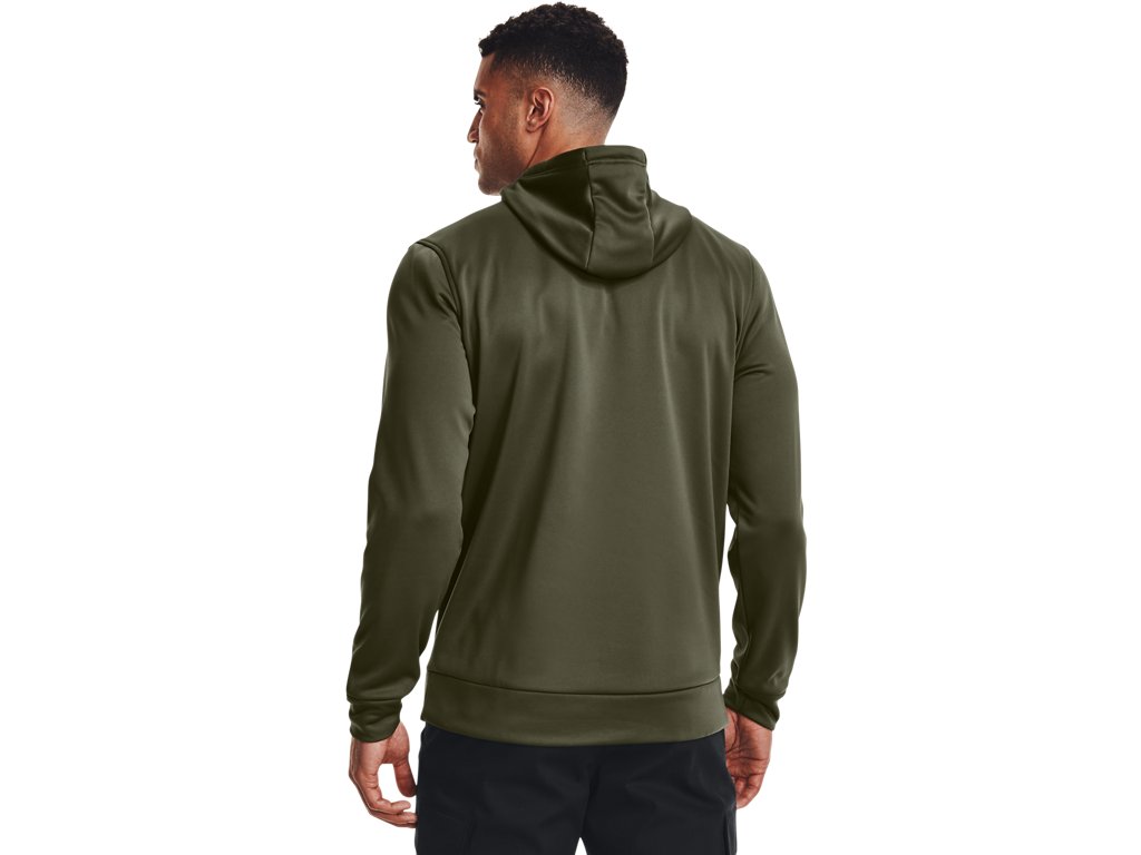 Under Armour Mens Armour Fleece Hunt Logo Hoodie - Breathable and Warm
